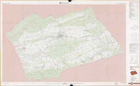 Wythe County, Virginia : 1:50 000-scale metric topographic map ...