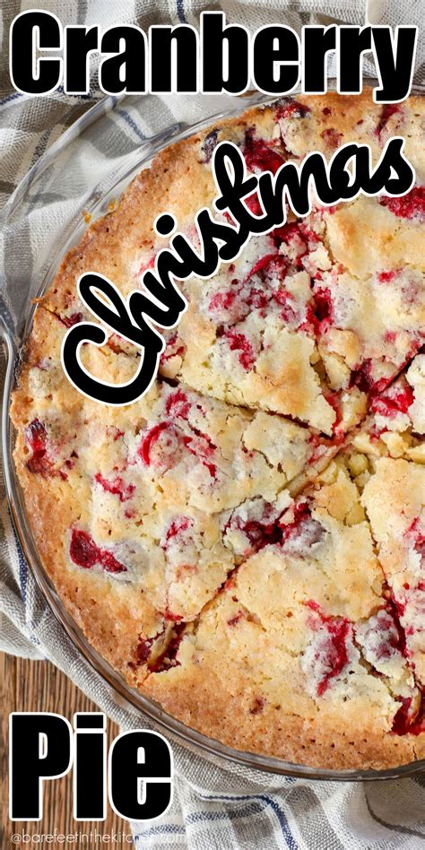 Cranberry Christmas Pie | Cranberry pie recipes, Cranberry recipes ...