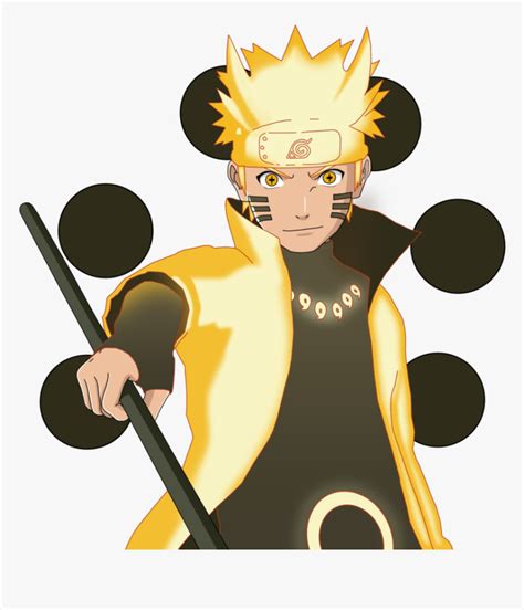 Transparent Naruto Hokage Png - Naruto Uzumaki Kurama Sage Mode, Png ...