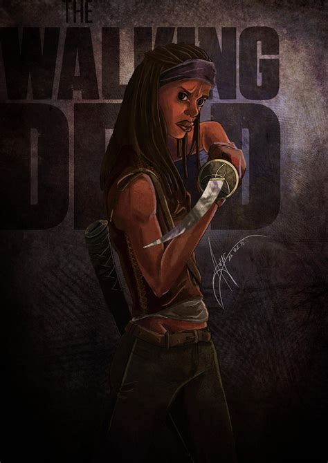 TWD_Michonne by AwyrGreen on DeviantArt