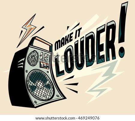 Make Louder Music Design Stock Vector (Royalty Free) 469249076 - Shutterstock