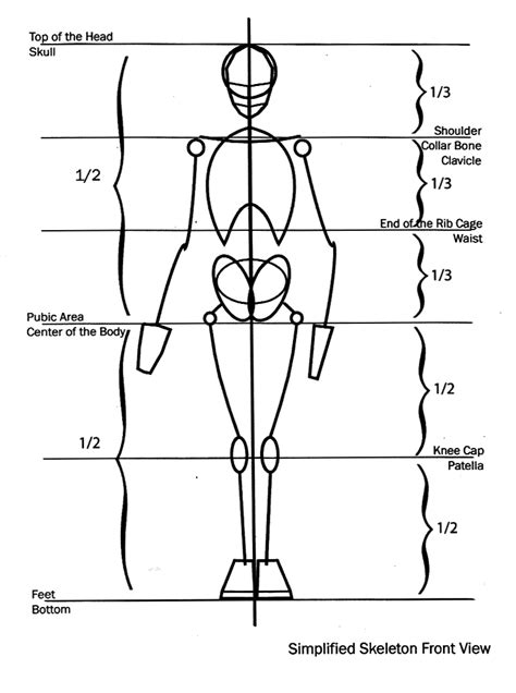 Illustration 2: Figure Drawing Proportion Guides