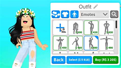 Emotes Roblox Codes