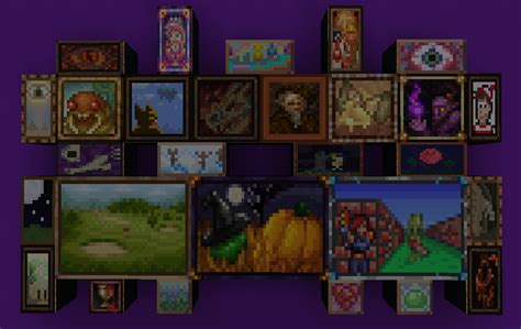 Terraria Paintings [Fabric] - Mods - Minecraft