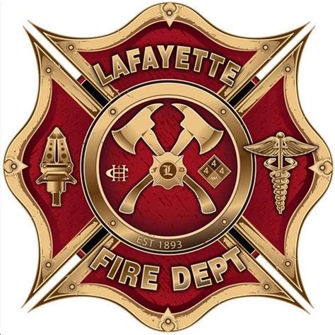 Lafayette Fire Department | Firefighter logo, Fire dept logo, Fire department