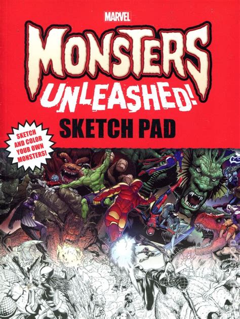 Monsters Unleashed Sketchpad (2017 Marvel) comic books