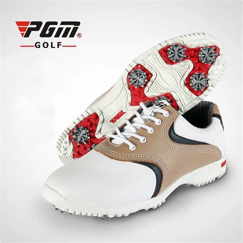 PGM Men Golf Shoes Real Leather High Quality Brand Sneakers Anti Skid ...