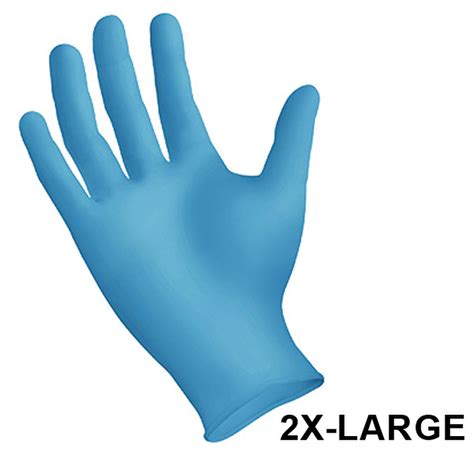 Nitrile Gloves - Blue - 7 Mil -2XL