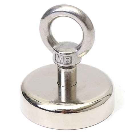 Heavy Duty Neodymium Lifting Magnet Holder Recovery Super Magnetic Pot Ring Metal Detector ...