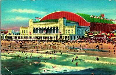 AUDITORIUM AND CONVENTION Hall Atlantic City NJ New Jersey Chrome Postcard A6 £1.85 - PicClick UK