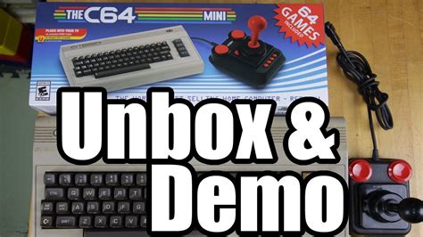 C64 Mini - Gameplay and Unbox - YouTube