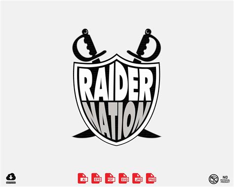 Raider Nation Vector ai Eps SVG PDF DXF and Image jpg - Etsy