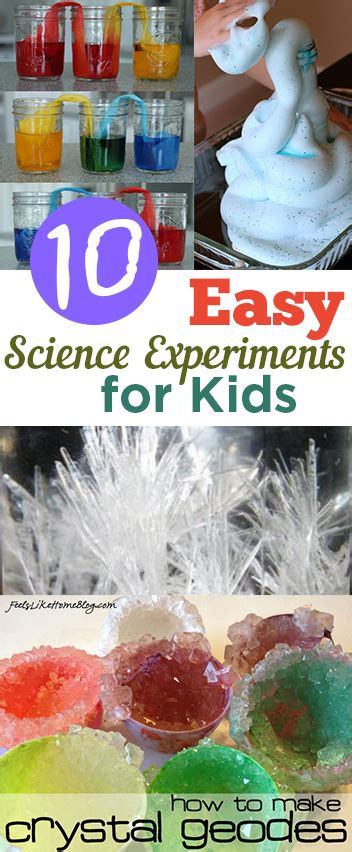 10 Easy Science Projects for Kids – My List of Lists | Find the best DIY home decor, holiday DIY ...