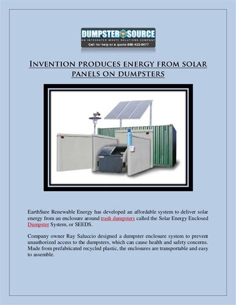 Invention produces energy from solar panels on