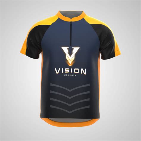 Mandarin Collar Shirt with Long Back - Esports Jerseys Sublimation Print