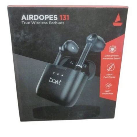 Black Boat Airdopes 131 Pro Wireless Earbuds at Rs 800/box in New Delhi | ID: 27433671697