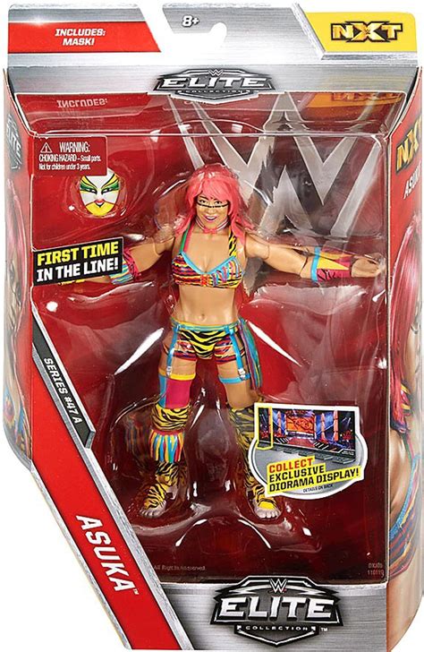 WWE Wrestling Elite Collection Series 47 Asuka 6 Action Figure Mask Mattel Toys - ToyWiz