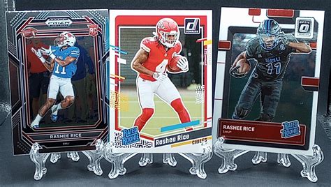 Kansas City Chiefs-Rashee Rice-2023 Panini (6) RC Lot-Donruss Rated ...