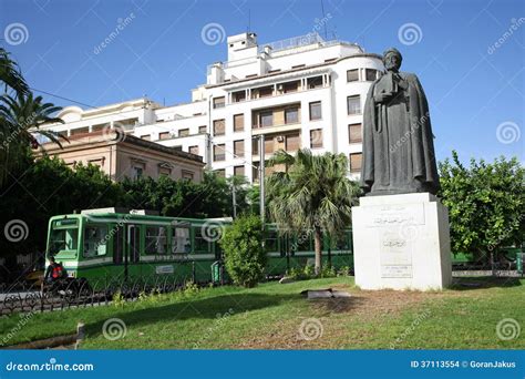 Statue of Ibn Khaldoun in Tunis Editorial Stock Image - Image of ...