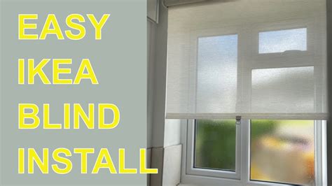 How to install an ikea blind#DIY #IKEA #Blindinstallation - YouTube
