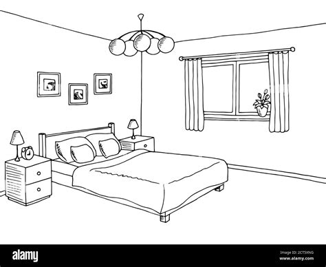 Bedroom Clip Art Black And White | sincovaga.com.br