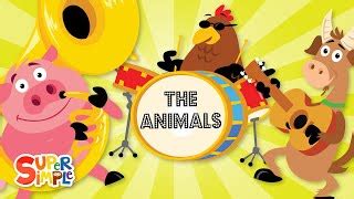 The Animals On The Farm | Animals and Farm Song for Kids | Super Simple ...