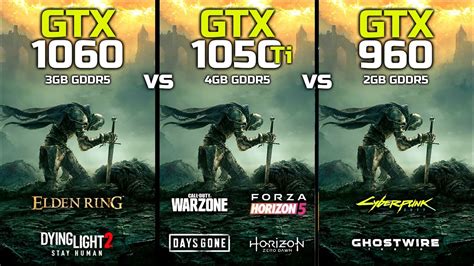 GTX 1060 vs GTX 1050 Ti vs GTX 960 | 9 Games Tested - YouTube