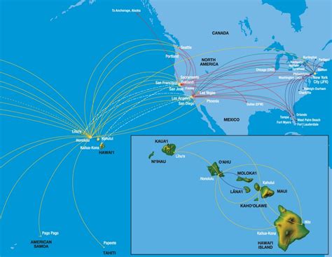 hawaiian airlines route map - Renés PointsRenés Points