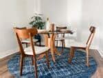 Living Large In A Small House, LLC | Choose the Right Size Rug for Your Dining Room