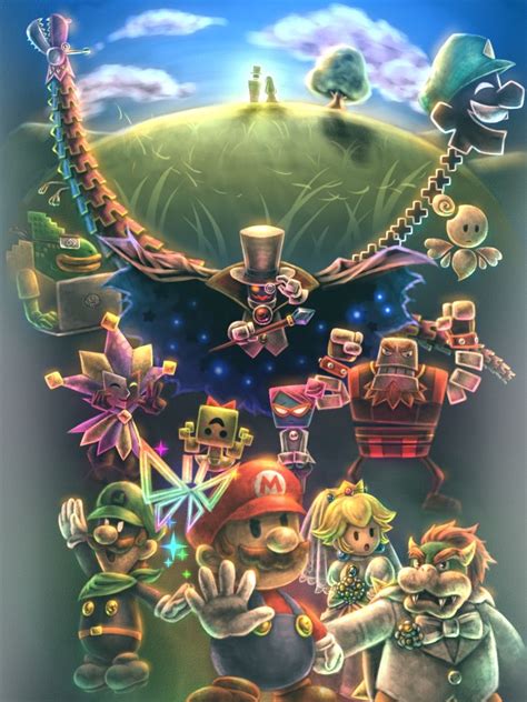 Super Paper Mario fan art | Super mario art, Mario art, Super mario bros