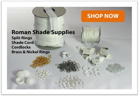 Roman Shade Hardware & Supplies - Home Sewing Depot