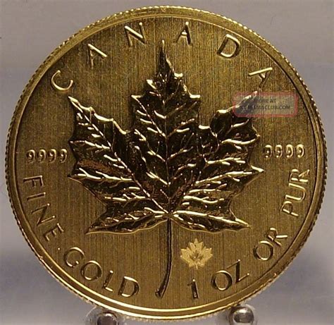 2014 Canada Gold 1 Oz Maple Leaf, 1 Ounce. 9999 Fine Gold Coin, Gold ...