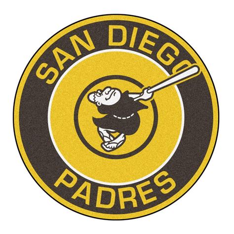 MLB - San Diego Padres Roundel Mat 27" diameter | San diego padres, San ...