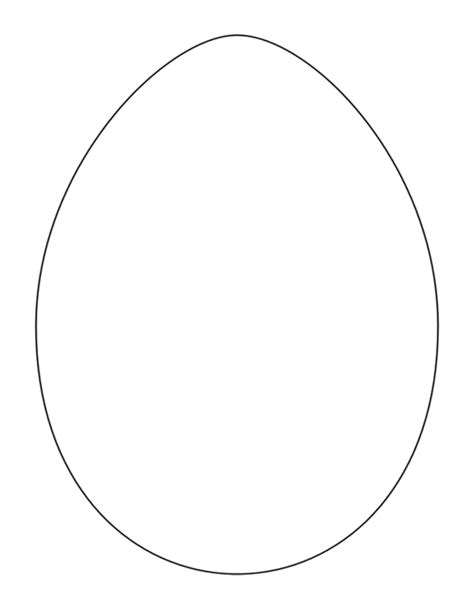 Egg Shape Printable