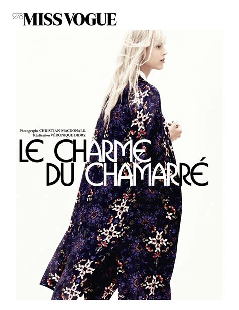 Le Charme du Chamaré (Vogue France)