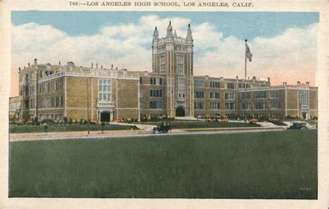 Los Angeles High School California Postcard