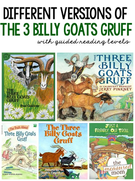 Different versions of The Three Billy Goats Gruff - The Measured Mom