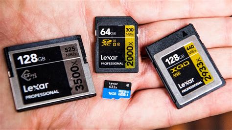 How to Know Which Memory Card Is Best for Your Camera: SD, Micro SD, Compact Flash, XQD, CFast ...