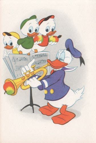 Donald Duck on trumpet | Disney art, Cartoons comics, Winnie the pooh ...