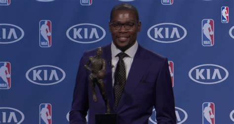 Kevin Durant Gives Emotional MVP Acceptance Speech (VIDEO) | SLAM