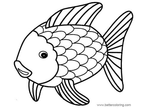 The Rainbow Fish Coloring Page Free Printable Coloring Pages – Rainy Weathers