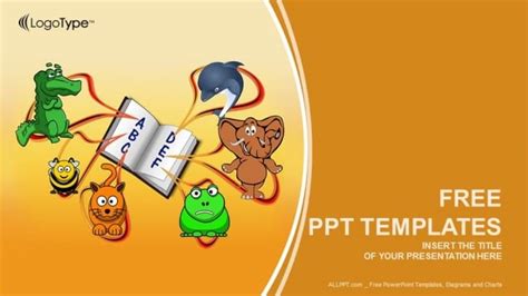 Animals alphabet-Education-PowerPoint Templates