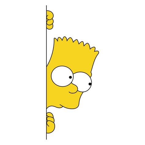 Bart Simpson Staring Sticker - Sticker Mania