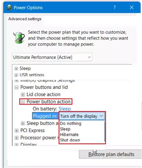 How to Modify the Function of the Power Button in Windows 11 - Geek Rewind