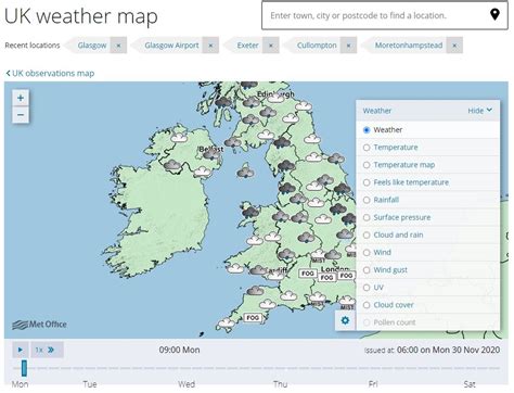 UK forecast guide - Met Office