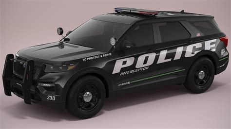 3D Ford Explorer 2023 Police Model - TurboSquid 2126340