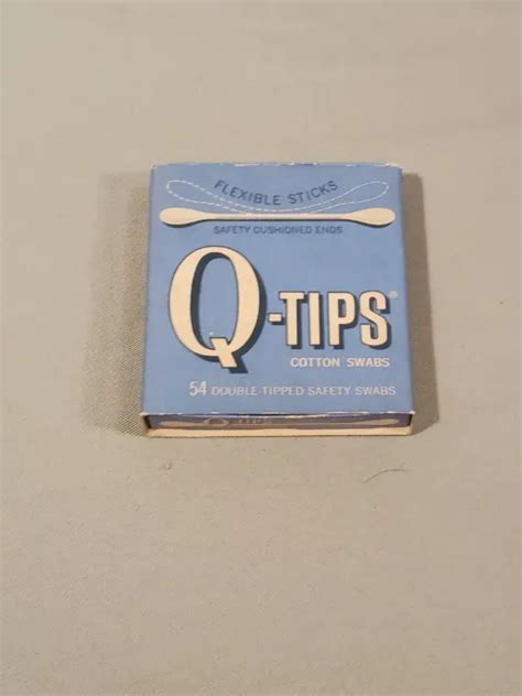 Q-TIPS VINTAGE BOX 1960s 1970s $16.12 - PicClick CA