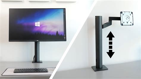 A Premium Adjustable Monitor Arm? | LG Ergo Stand - YouTube