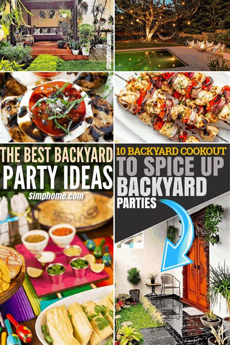 10+ Backyard Cookout Ideas to Spice Up Your Backyard Party - Simphome