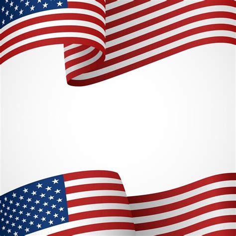 USA flag banner background 1851196 Vector Art at Vecteezy